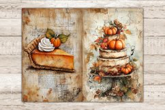 Autumn Junk Journal Pages, Pumpkin Printable Paper, GlamArtZhanna, Cat Printable Paper, Farmhouse Scrapbook, Pumpkin Scrapbook Paper, Pumpkin Pie Digital Art, Dog Junk Journal, Fall Ephemera, Autumn Pickup