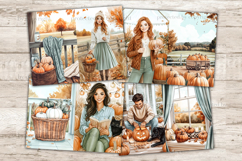 GlamArtZhanna, Autumn Junk Journal Pages, Pumpkin Spice Scrapbook Kit, Fall Junk Journal Paper, Cozy Autumn Digital Collage Sheet, Harvest Junk Journal Kit, Autumn Vibes Ephemera, Autumn Farm Journal Printable, Fall Farmhouse Journal Card, Pumpkin Pie Dia