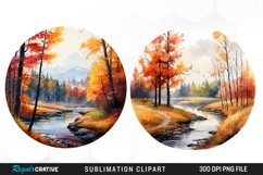 Autumn Landscapes Clipart Bundle Product Image 4