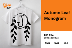 Autumn Leaf Monogram Product Image 1