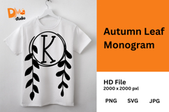 Autumn Leaf Monogram Product Image 1