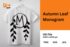 Autumn Leaf Monogram Product Image 1