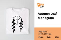Autumn Leaf Monogram Product Image 1