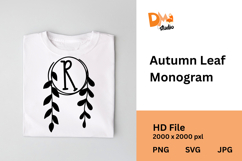 Autumn Leaf Monogram Product Image 1