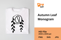 Autumn Leaf Monogram Product Image 1