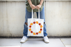 Autumn leaf wreath|Fall leaves frame Product Image 3