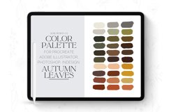 Autumn Leaves Color Palette for Procreate and Adobe Product Image 1