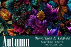 Autumn Leaves Patterns, Colorful Fall Leaves Patterns, s8 Product Image 1