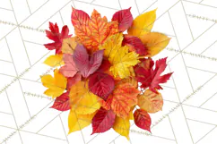Autumn Leaves Clipart, Fall Foliage Clip Art, PNG Product Image 2