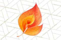 Autumn Leaves Clipart, Fall Foliage Clip Art, PNG Product Image 5
