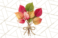 Autumn Leaves Clipart, Fall Foliage Clip Art, PNG Product Image 2