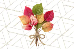 Autumn Leaves Clipart, Fall Foliage Clip Art, PNG Product Image 2