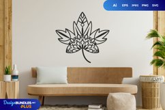 Autumn Leaves Sticker SVG Product Image 1