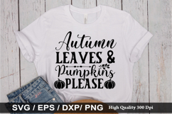 Fall Quotes SVG Bundle - Fall T-shirt Design Product Image 2