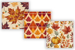fall seamless pattern, digital paper leaves, rust color background, mustard yellow design, burnt orange tones, seasonal autumn wallpaper, maple leaf pattern, cozy thanksgiving design, watercolor foliage background, warm fall palette, rustic decor pattern,