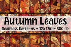 Autumn Leaves Digital Papers - Seamless Patterns Product Image 1
