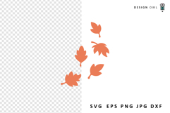Falling leaves cut file for cricut