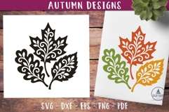 Autumn Leaves SVG Silhouette