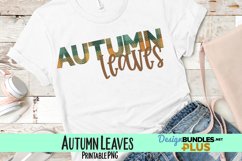 Autumn Leaves Sublimation PNG Product Image 1
