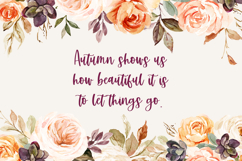 Autumn Love Duo - Calligraphy Script and Sans Font Product Image 2