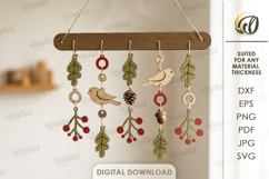 Autumn Mobiles Bundle Laser Cut. Hanging Home Decor SVG Product Image 11