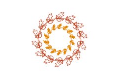 Autumn Monogram Frame Product Image 1