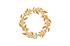 Autumn Monogram Frame Product Image 1