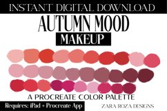 Autumn Mood Natural &amp; Glam Makeup Procreate Color Palette Product Image 1