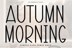Autumn Morning Product Image 1