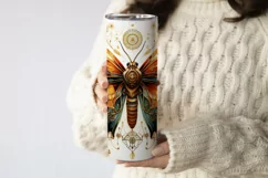 Autumn Tumbler Sublimation, Autumn Moth Tumbler, Wiccan, d1 Product Image 3
