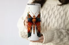 Autumn Tumbler Sublimation, Autumn Moth Tumbler, Wiccan, d2 Product Image 3