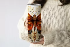 Autumn Tumbler Sublimation, Autumn Moth Tumbler, Wiccan, d3 Product Image 3