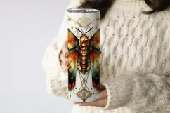Autumn Tumbler Sublimation, Autumn Moth Tumbler, Wiccan, d4 Product Image 3