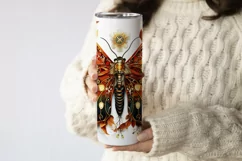 Autumn Tumbler Sublimation, Autumn Moth Tumbler, Wiccan, d6 Product Image 3