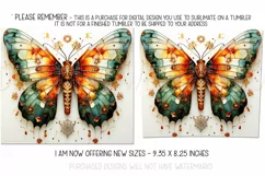 Autumn Tumbler Sublimation, Autumn Moth Tumbler, Wiccan, d8 Product Image 2