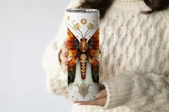 Autumn Tumbler Sublimation, Autumn Moth Tumbler, Wiccan, d8 Product Image 3