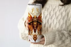 Autumn Tumbler Sublimation, Autumn Moth Tumbler, Wiccan, d9 Product Image 3