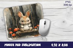 Hello Autumn Mouse Pad Sublimation Design PNG Product Image 1