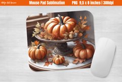 Mouse Pad Sublimation | Autumn pumpkin PNG Product Image 1