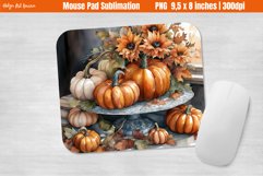Mouse Pad Sublimation | Autumn pumpkin PNG Product Image 1