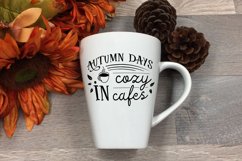 autumn mug cozy cafes svg