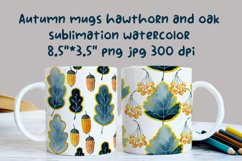 Autumn mugs hawthorn and oak sublimation