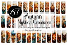 Autumn Mystical Creatures 20 oz Tumbler Designs - BUNDLE Product Image 1