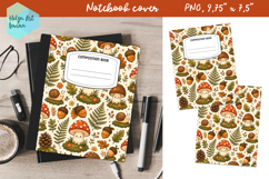 Composition Book Cover School Notebook, Autumn PNG Product Image 1