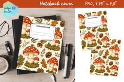 Composition Book Cover School Notebook, Autumn PNG Product Image 1