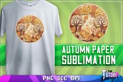 Autumn Paper Sublimation Bundle |Autumn Paper PNG Design Product Image 17