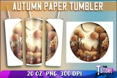 Autumn Paper Tumblers Bundle|Autumn 20 oz PNG Bundle v.1 Product Image 4