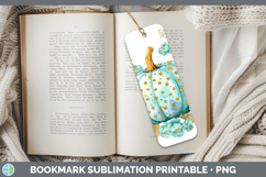 GorgeousAutumn Pastel Brush Strokes Bookmark design.
