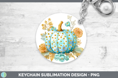 GorgeousAutumn Pastel Brush Strokes Keychain design.