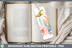 GorgeousAutumn Pastel Brush Strokes Bookmark design.